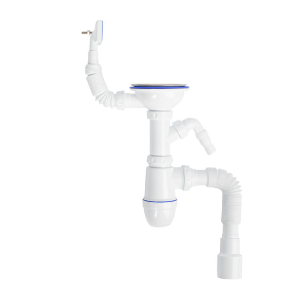 Мойка врезного монтажа с сифоном IDDIS Strit S, нерж. сталь, шелк, 780*480 (STR78SDi77S)