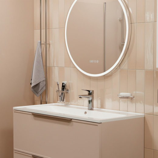 Смеситель для раковины 35k MIXLINE МЛ14-04 (ML14-04) б/отв п/гайку (без подводки) (556599)