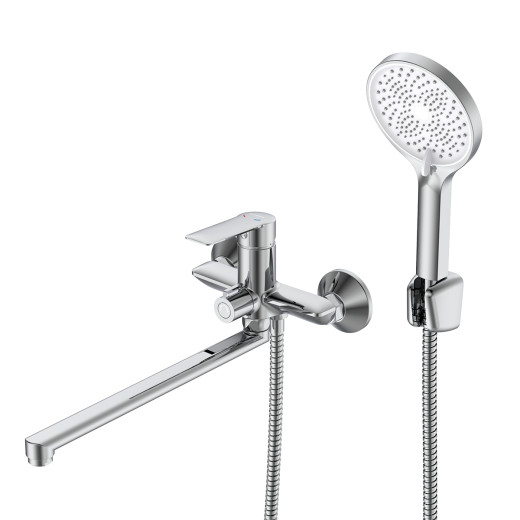 Смеситель DECOROOM DR28 универсальный с поворотным изливом (DR28043)