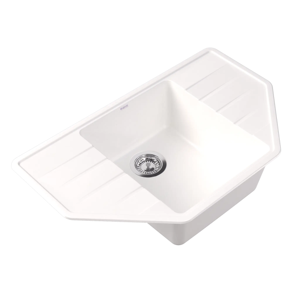 Мойка DrGans "Ирис", белый СМс (25.160.C0800.401)