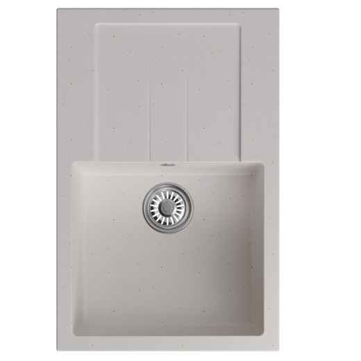 Мойка MIXLINE ML-GM31 с крылом  белая (331) 770*500*190мм NEW (552193)