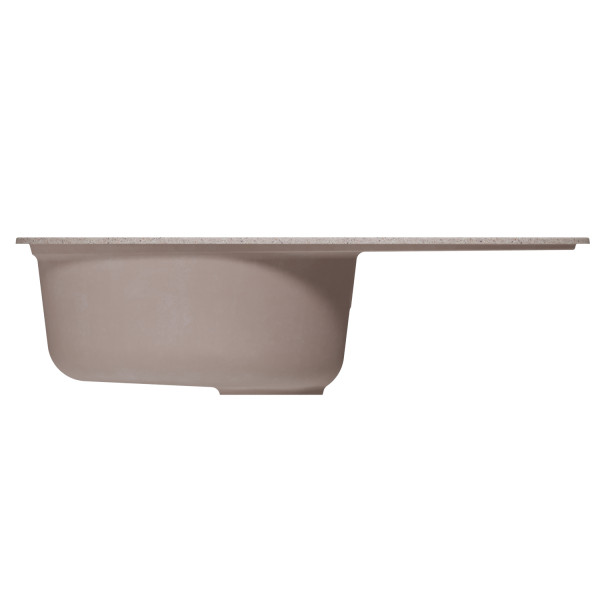 Мойка MIXLINE ML-GM16 овальная с крылом песочная (302) 730*460*180мм NEW (551924)