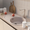 Мойка MIXLINE ML-GM16 овальная с крылом песочная (302) 730*460*180мм NEW (551924)