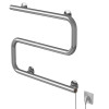 Полотенцесушитель MIXLINE СВОБОДА S-обр/симпл s 40x60 (кнопочный выкл, 146 Вт) ХРОМ (556796)