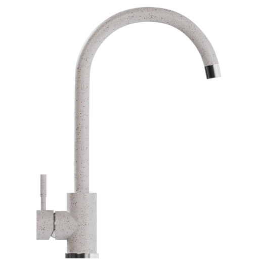 Смеситель для кухни MIXLINE ML-GS15 35к (328) бежевый высок. излив (550692)