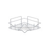 Полка одноярусная угловая Milardo Grid проволока стальная, хром (GRICC1CM44)