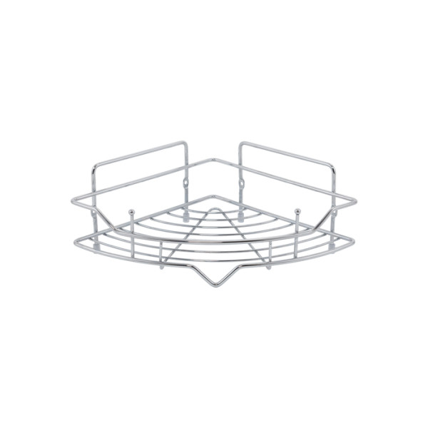 Полка одноярусная угловая Milardo Grid проволока стальная, хром (GRICC1CM44)