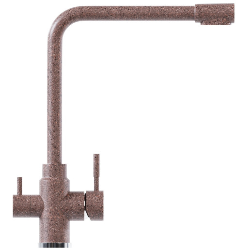 Смеситель для кухни MIXLINE ML-GS13 35к (307) терракотовый с вых. для питьевого фильтра (550666)