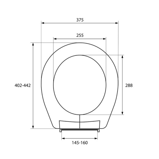 Сиденье для унитаза Milardo PP Seat Cover полипропилен (010PP00M31)