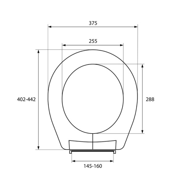 Сиденье для унитаза Milardo PP Seat Cover полипропилен (010PP00M31)