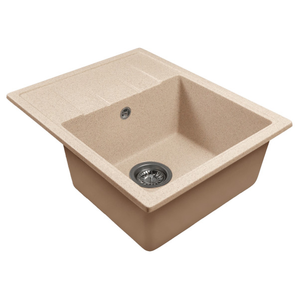 Мойка MIXLINE МЛ-ГМС103 (ML-GMS103) СТАНДАРТ с крылом, бежевый (328), 570*460*190мм (558118)