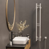 Полотенцесушитель MIXLINE MOON WHITE 120/10 (таймер,103 Вт) электрический БЕЛЫЙ (556250)