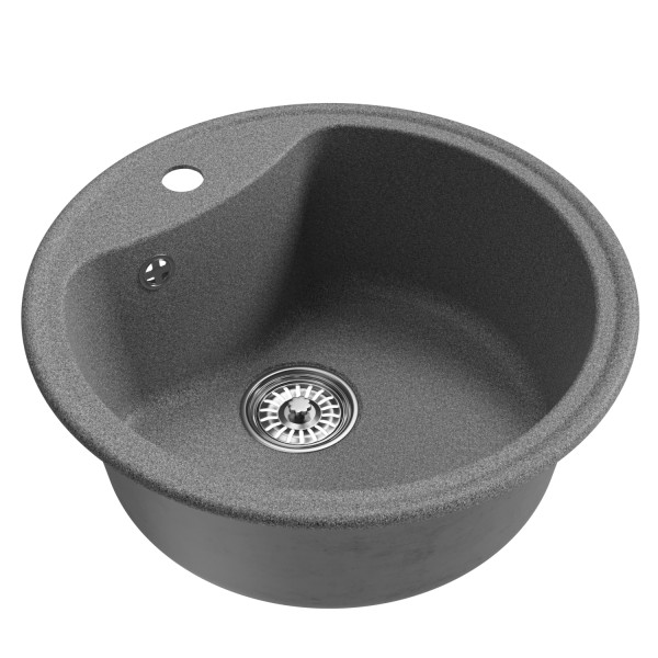 Мойкa MIXLINE круглая темно-серая D510 мм ML-GM09 (551798)