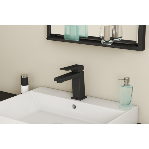 Смеситель для умывальника RUSH Тира (Thira) (TR3635-12Black)
