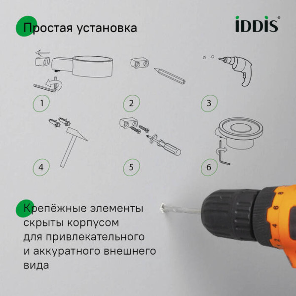 Мыльница, нержавеющая сталь, Petite, белый матовый, IDDIS, PETWTSGi42