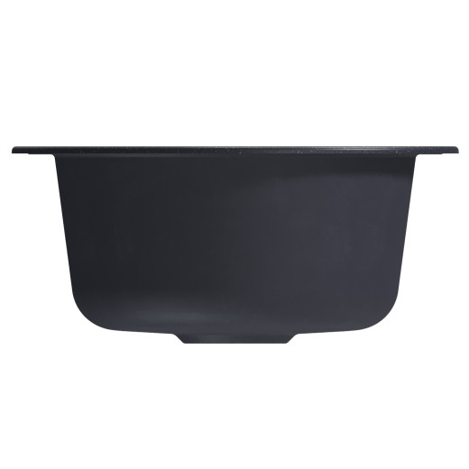 Мойкa MIXLINE ML-GM13 круглая  антрацит (343) 495мм (глуб. чаши 200) NEW (551897)