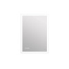 Зеркало Cersanit LED 080 design pro 60x85 с подсветкой часы с антизапотеванием прямоугольное (KN-LU