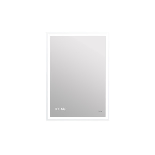 Зеркало Cersanit  LED 080 design pro 60x85 с подсветкой часы с антизапотеванием прямоугольное (KN-LU