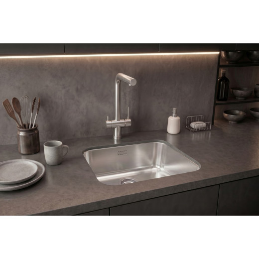 Кухонная мойка Granula 5302 нержавеющая сталь, сатин, 533х433 мм (5302, СТАЛЬ САТИН)