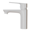 Смеситель для раковины 40k MIXLINE МЛ15-04 (ML15-04W) б/отв п/гайку (без подводки) БЕЛЫЙ (556656)