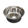 Мойка MIXLINE круг d 49 (0,4) вып 3 1/2" (глуб чаши 16см) с сифоном/ПОЛИМЕР (558487)