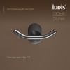 Крючок двойной IDDIS Дюна (Duna) нержавеющая сталь, графит матовый (DUNGM20i41)