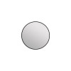 Зеркало Cersanit ECLIPSE smart 60x60 с подсветкой круглое в черной рамке (64146)