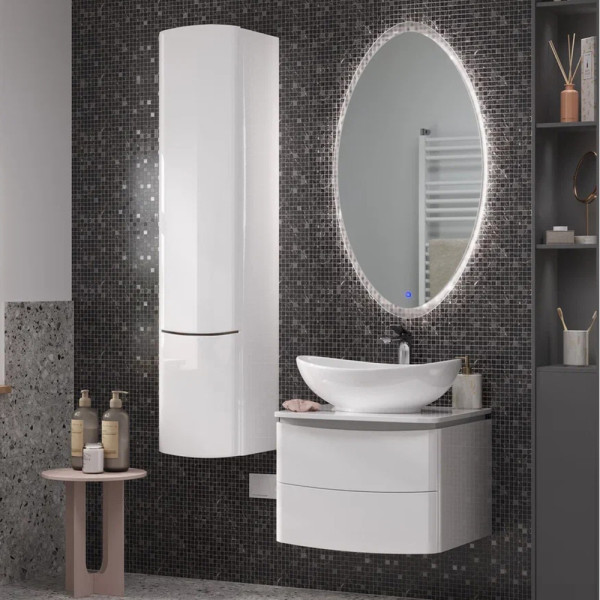 Шкаф Velvex Luna 350 навесной белый (pp.LUN.35)