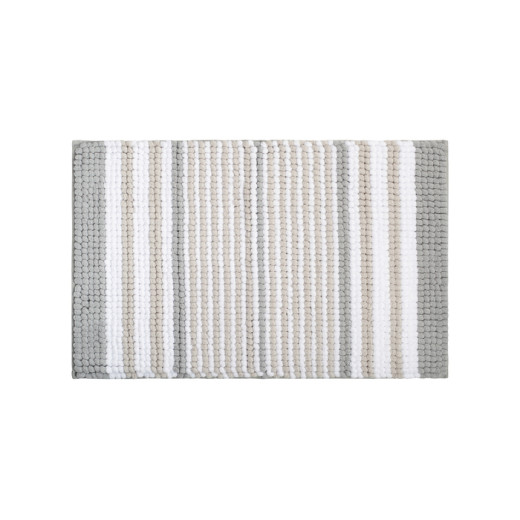 Коврик для ванной комнаты, 50x80, шенилл, серый, IDDIS (BC06P58i12)