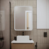 Зеркало-шкаф MIXLINE "Фиджи Flip" 600*800 (ШВ) универсальный, сенсорный выкл.,светодиодная подсветка (551661)