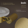 Мыльница IDDIS Дюна (Duna) матовое стекло, нержавеющая сталь, золото матовое (DUNMGG0i42)