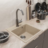 Мойка MIXLINE ML-GM28 бежевая (328) 450*500*190мм NEW (552180)