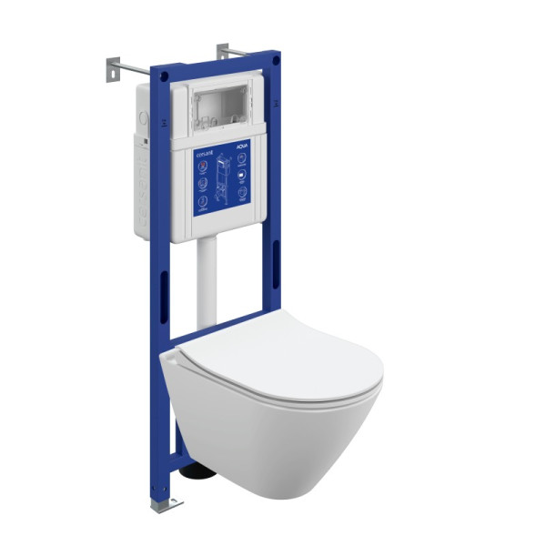 Комплект CERSANIT CITY SMART DPL EO slim инсталляция AQUA 40 SMART M LP (69323)