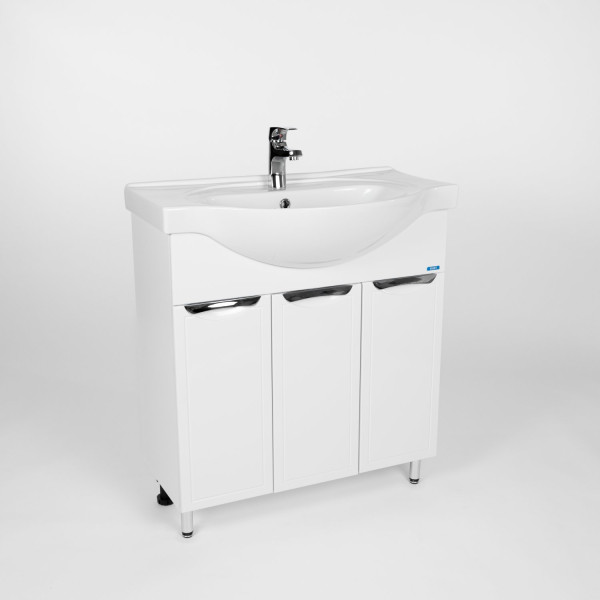 Тумба VIANT "Лима" 3 ств 320х950х820 под раковину 1WH207777 (Энигма 100) (VLIM100EN-T3ST)