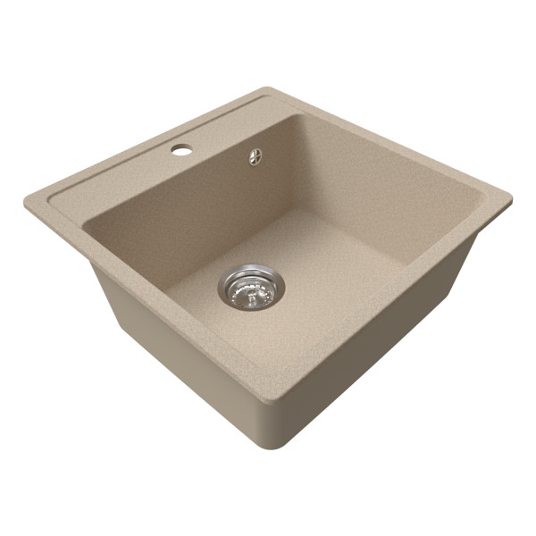 Мойка MIXLINE МЛ-ГМ08 (ML-GM08) КОМФОРТ бежевая (328), 500*500*200мм (558733)