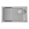 Кухонная мойка GRANULA KITCHEN SPACE RINZER кварц (7309RU, АРКТИК)