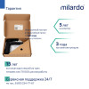 Смеситель для умывальника Milardo Поли (Poli) черный матовый (POLBL00M01)