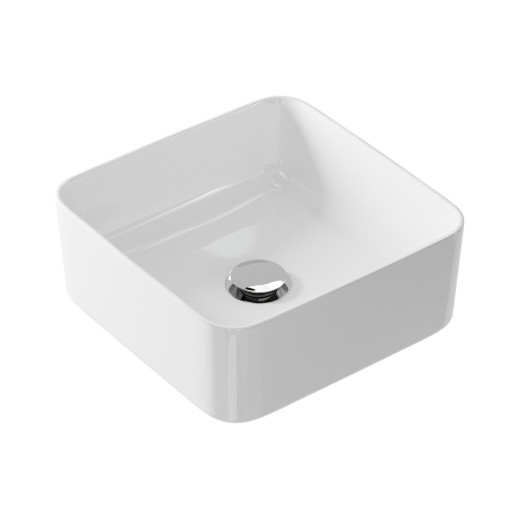 Раковина Cersanit  на столешницу CREA 35 SQUARE 0 отв. (64753)
