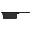 Мойка MIXLINE МЛ-ГМС107 (ML-GMS107) СТАНДАРТ с крылом, черный (308), 770*493*190мм (558128)