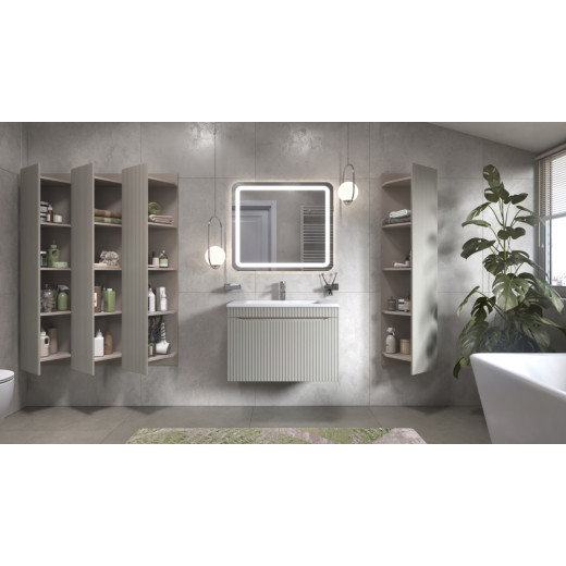 Тумба навесная Velvex Alba 800-0-1 тирамису под раковину 4627173210430 (Madera Modul) (369 тирамису)