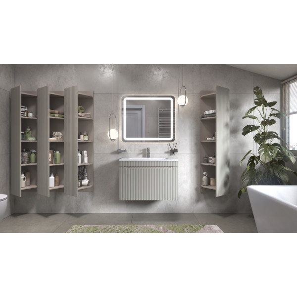 Тумба навесная Velvex Alba 800-0-1 тирамису под раковину 4627173210430 (Madera Modul) (369 тирамису)