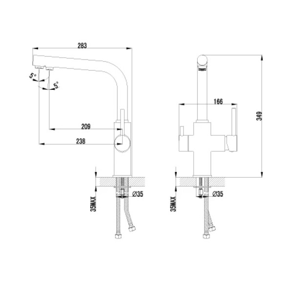 Смеситель для кухонной мойки Lemark Comfort (LM3060C)