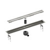 Душевой лоток TIMO Drain System 800 с вставкой "lines", черное золото (DS230108/18)