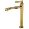 Смеситель Haiba для раковины, латунь, брашированное золото PVD (HB11797-5)