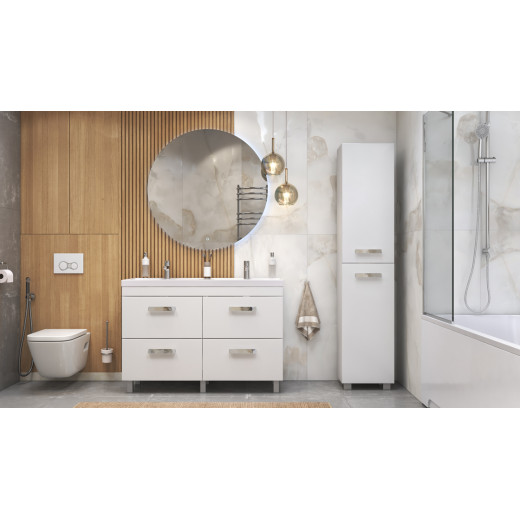 Тумба напольная Velvex Orlando 120 белый матовый под раковину rkCla.120-81 (Classica) (tn.ORL.CLA.120.4Y белый матовый)