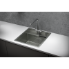 Кухонная мойка GRANULA Kitchen Space (5051, СТАЛЬ МАТОВАЯ)