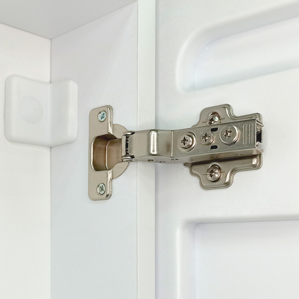 Зеркало-шкаф MIXLINE "Сканди" 800*800 (ШВ) 2 створки, универсал.,сенсорный выкл.,светодиодная подсв. (553164)