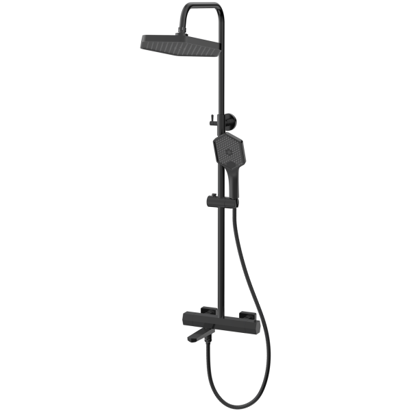 Душевая система HAIBA черный (HB24726-7)