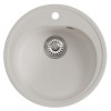 Мойкa MIXLINE ML-GM11 круглая ультра-белая (341) 500мм (глуб. чаши 180) NEW (551826)