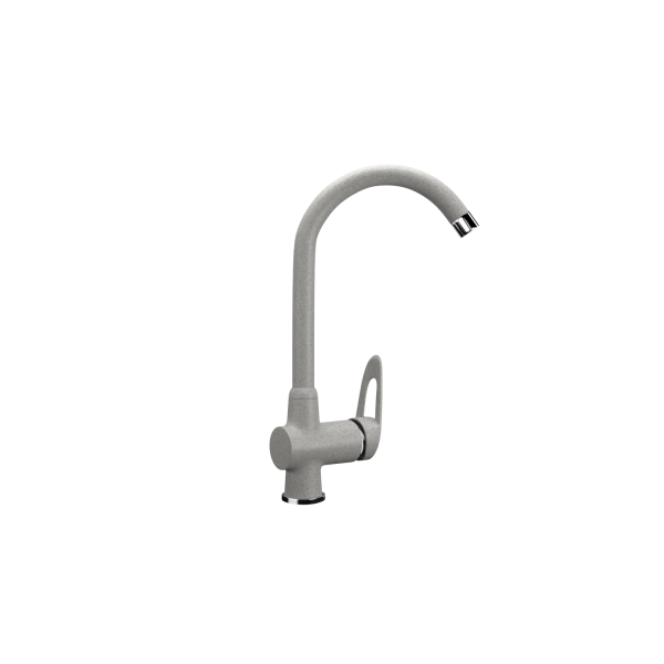Смеситель для кухни ULGRAN Classic серый (U-006-310)